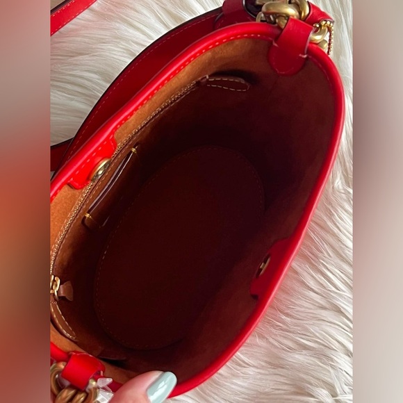 💰SOLD - CJ827 - Coach Dakota Bucket Bag 16 - Picture 9 of 12